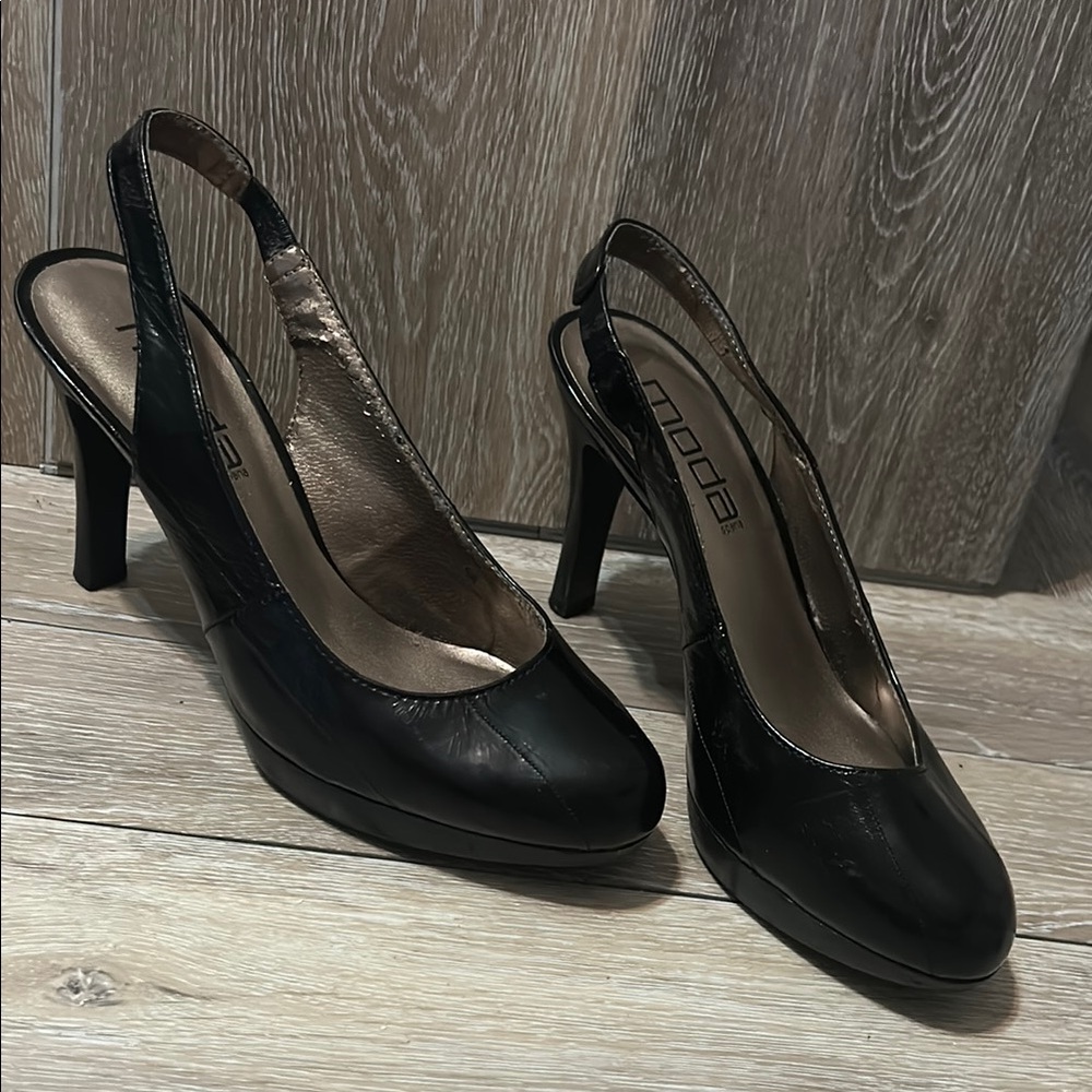 Moda Black Classic Stiletto Heels